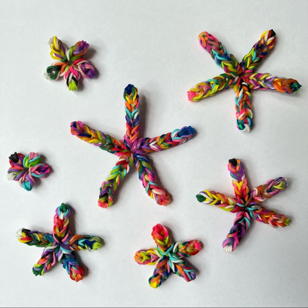 Rainbow Loom Starfish Set | Kid Made | Sea Creatures | Decorations